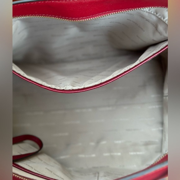 Michael Kors Burgundy Large Leather Tote - Picture 6 of 16